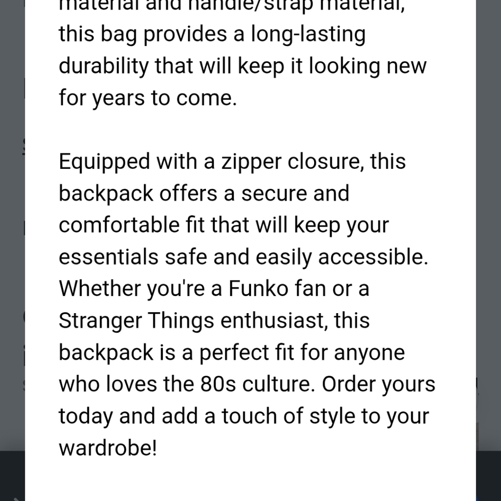 Funko Stranger Things Mini Backpack With Multicol… - image 7